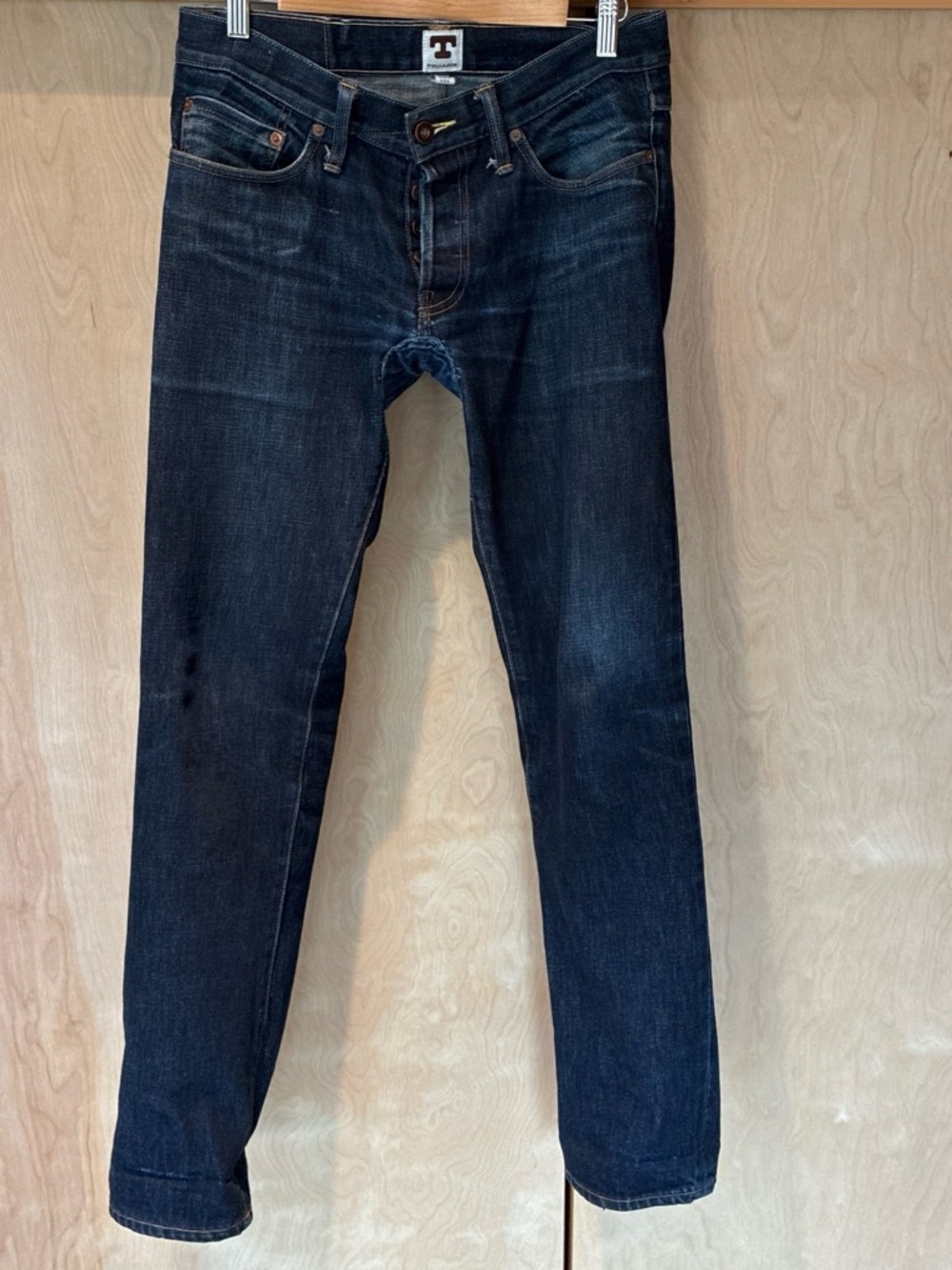 Tellason 30x32 White Oak Selvedge Jeans - Need Repair